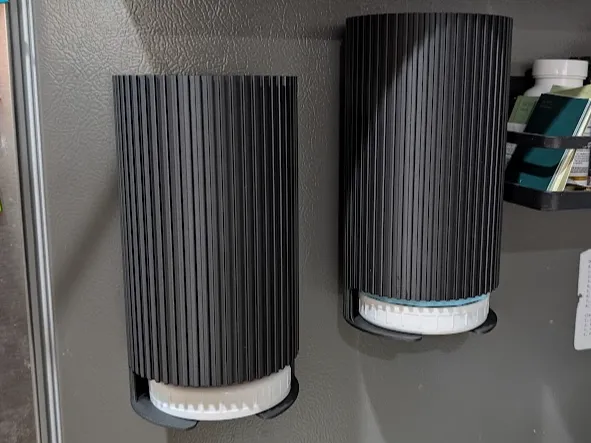 Mason Jar lid organizer - wall mount