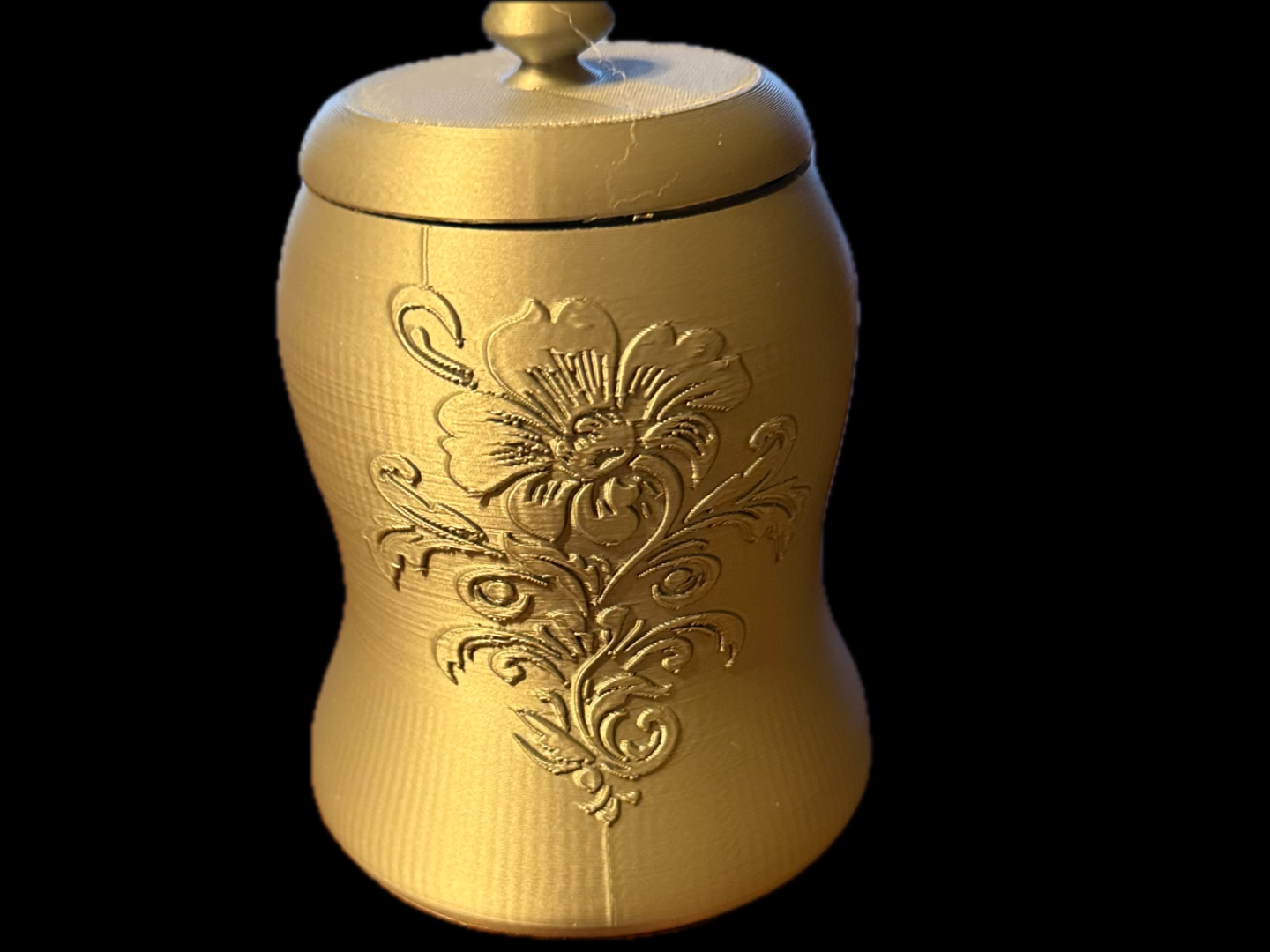 Flower Jar/Container With Lid