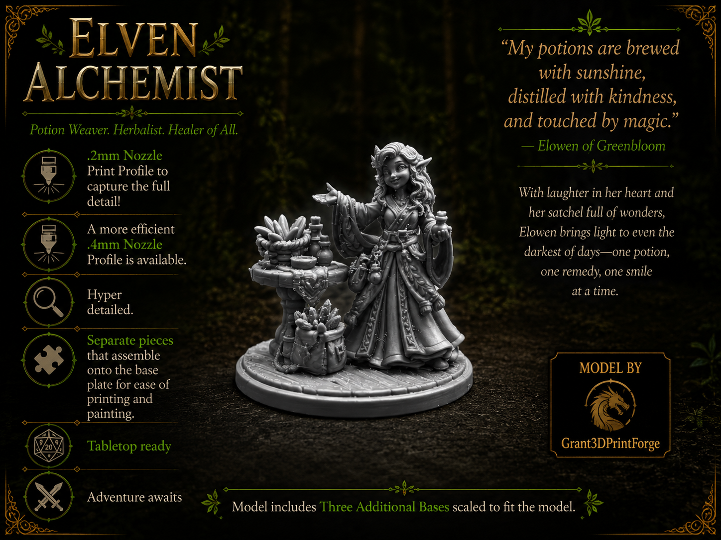 Elowen - Elven Alchemist
