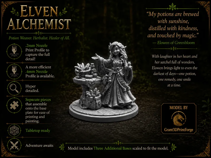 Elowen - Elven Alchemist
