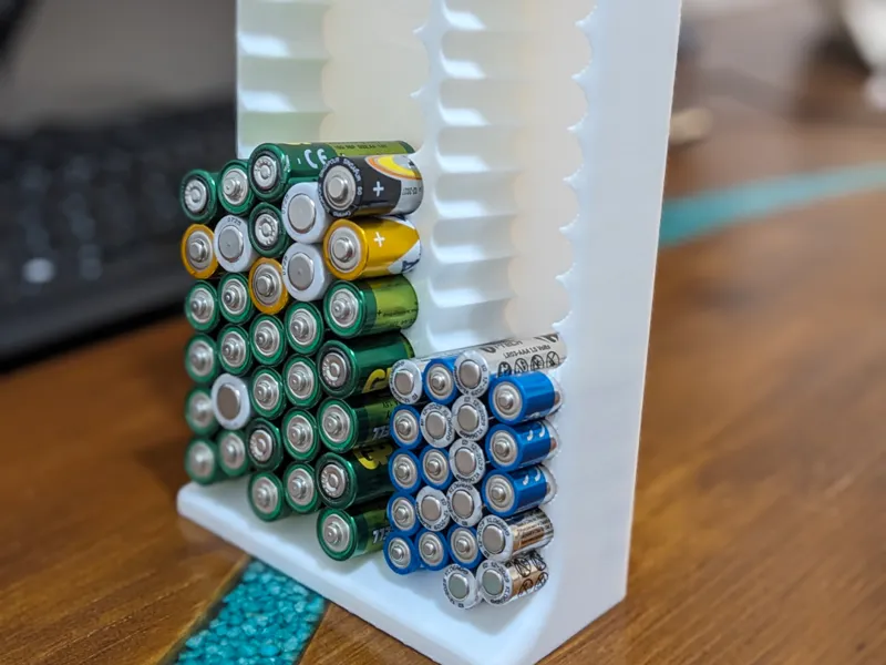 AA and AAA battery holder