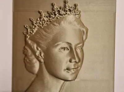 Queen Elizabeth II Relief 