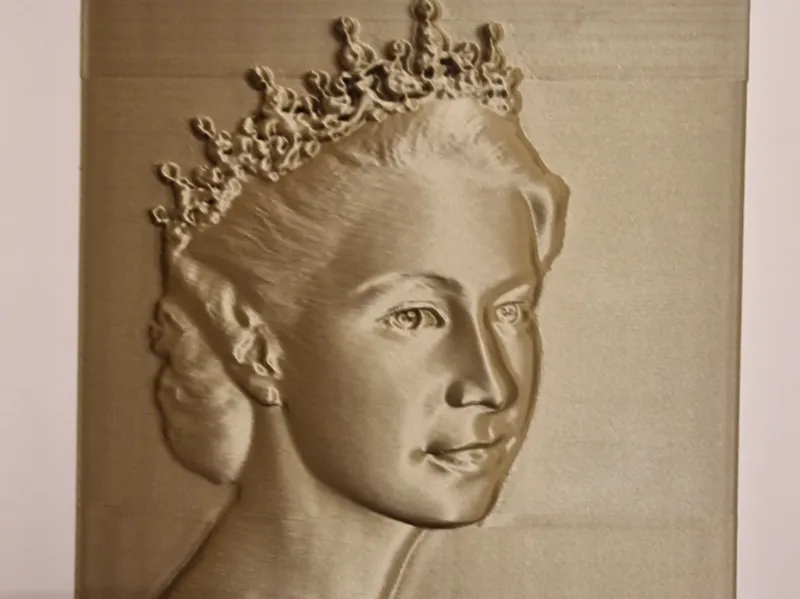 Queen Elizabeth II Relief 