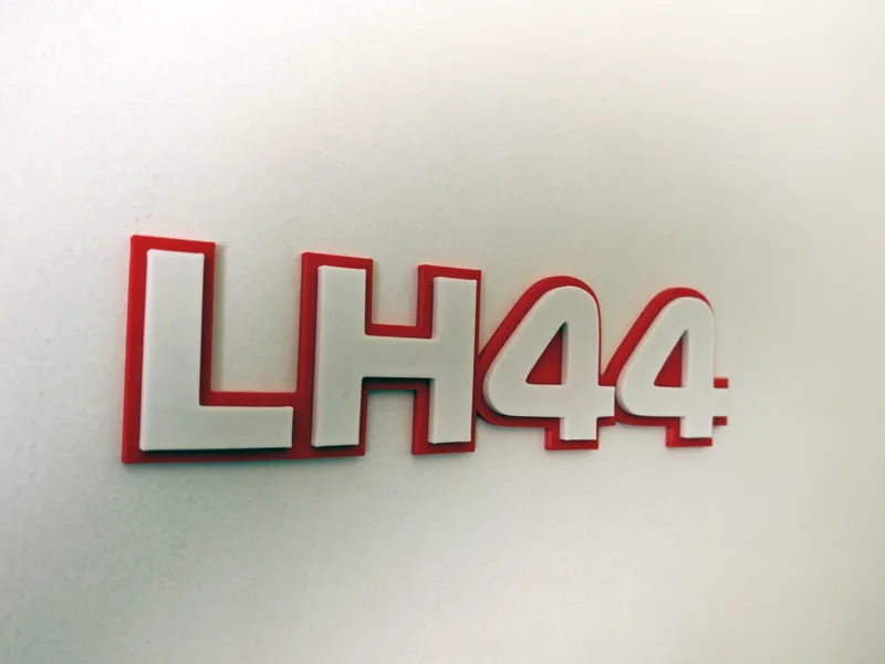 Lewis Hamilton 44 logo