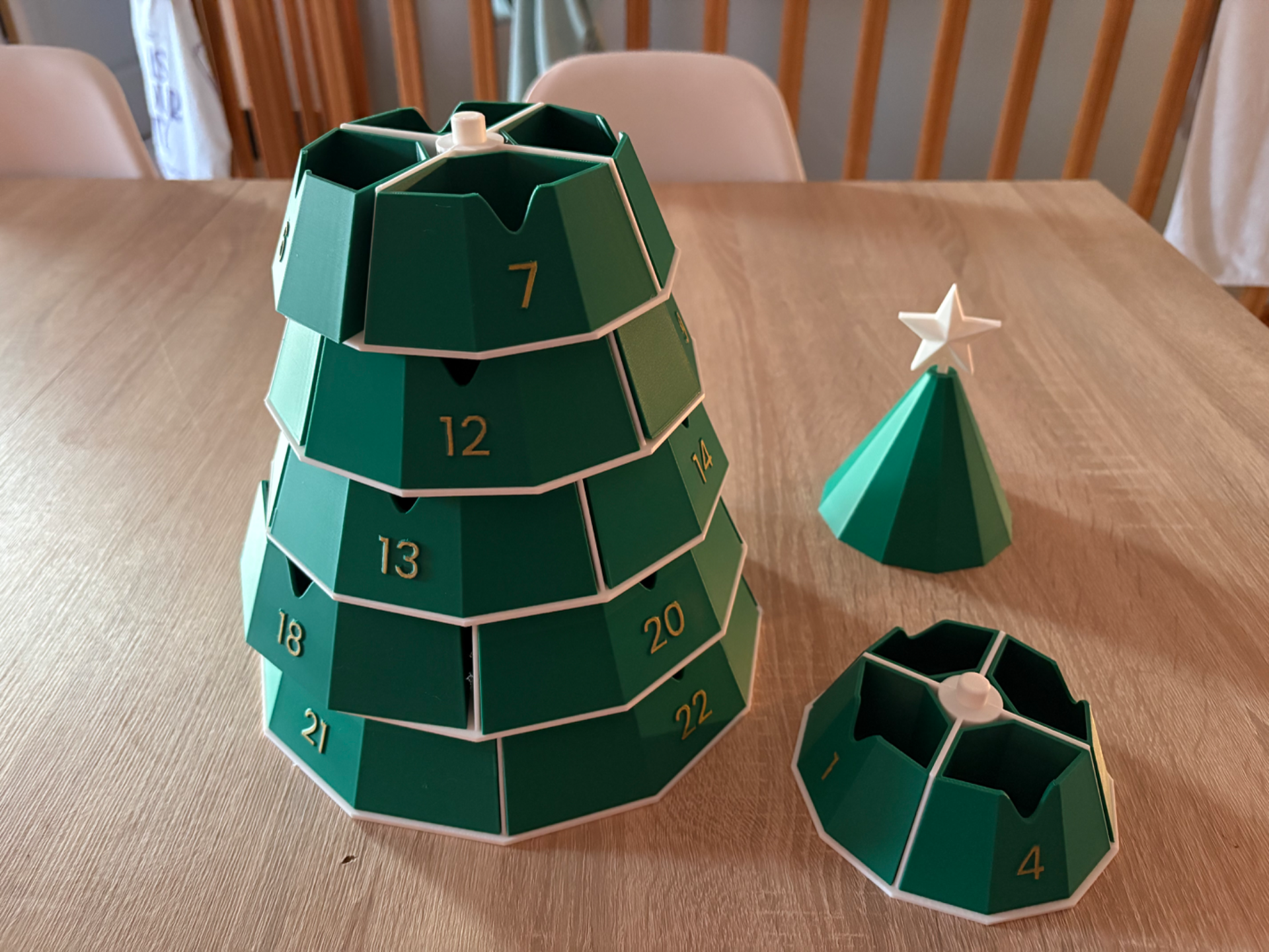 Calendrier de l'avent sapin de Noël - 1