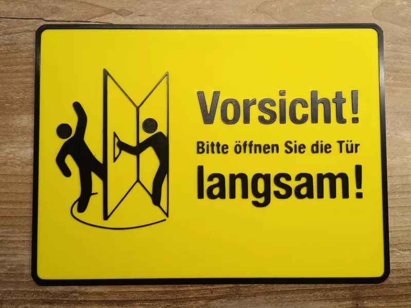 Tür langsam öffnen 
