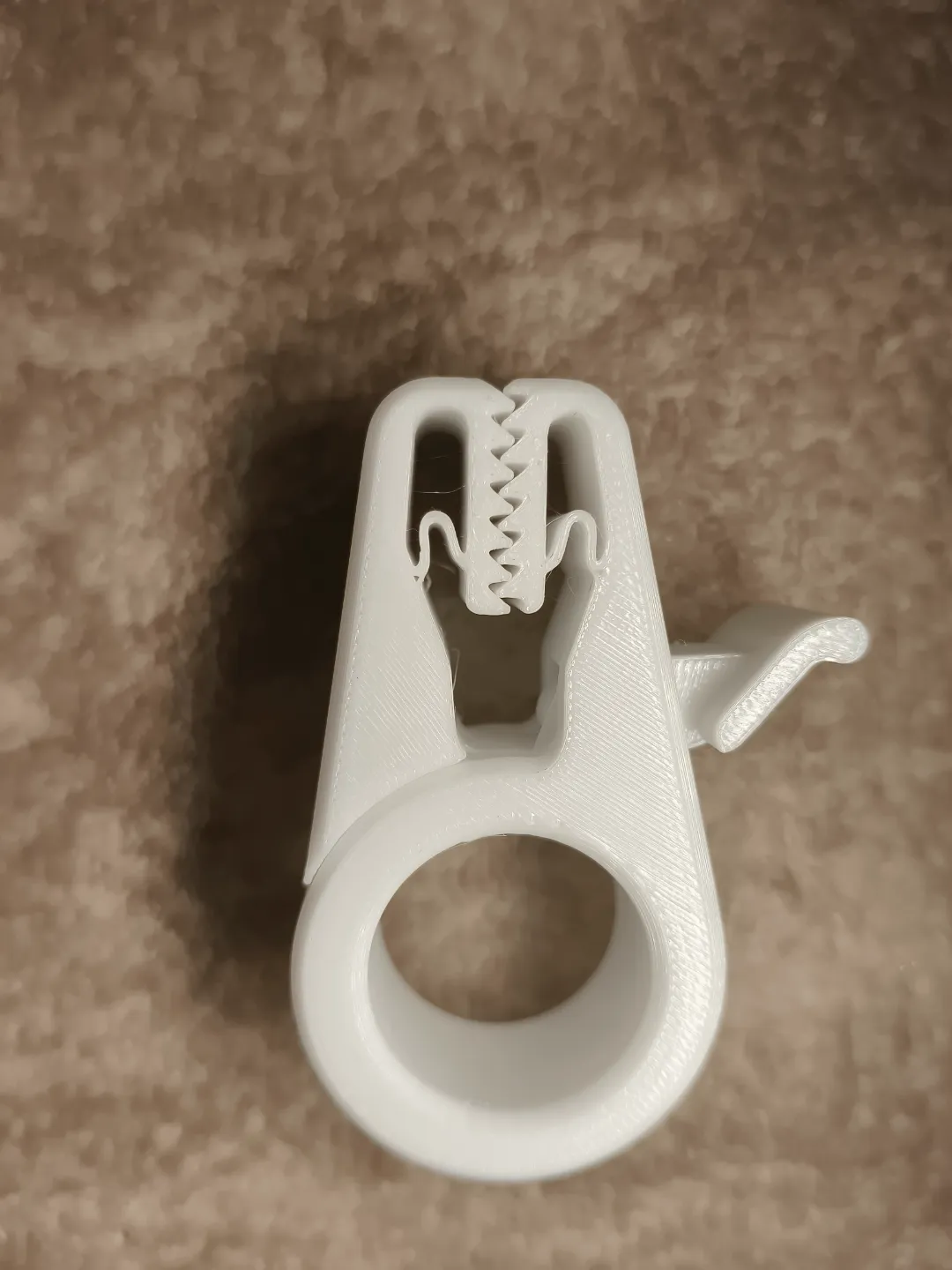 Multifunctional clip with lock V2 - Print in place view 3