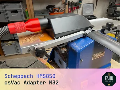 osVac Adapter for Scheppach HMS850