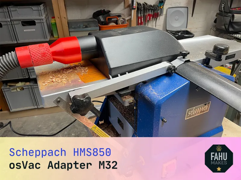 osVac Adapter for Scheppach HMS850