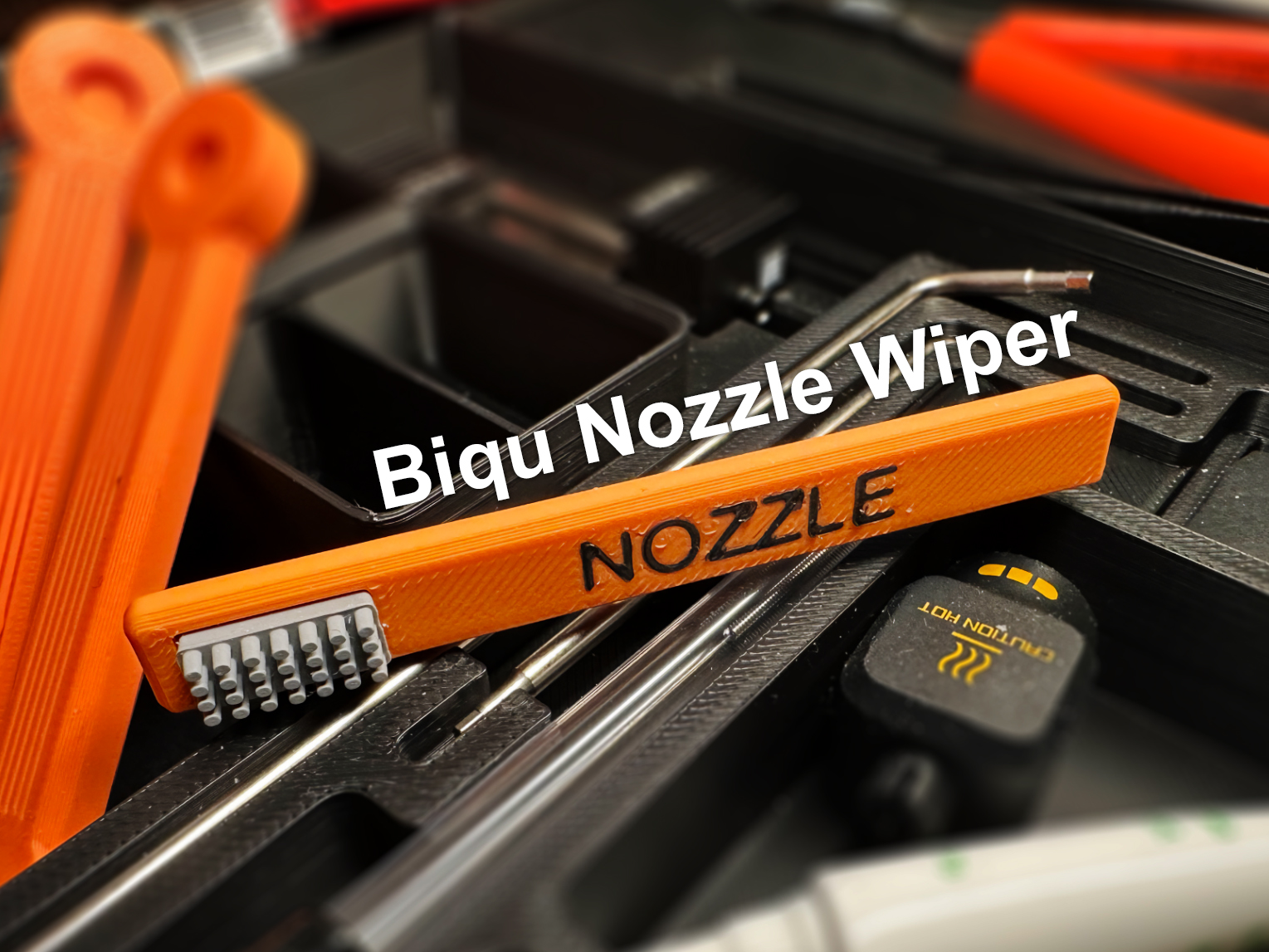 Nozzle wiper tool for Biqu wiper