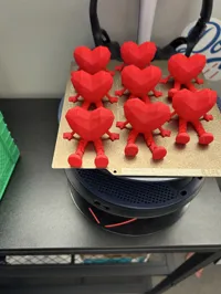 9 on a plate 0.2mm layer, 2 walls, 5% infill