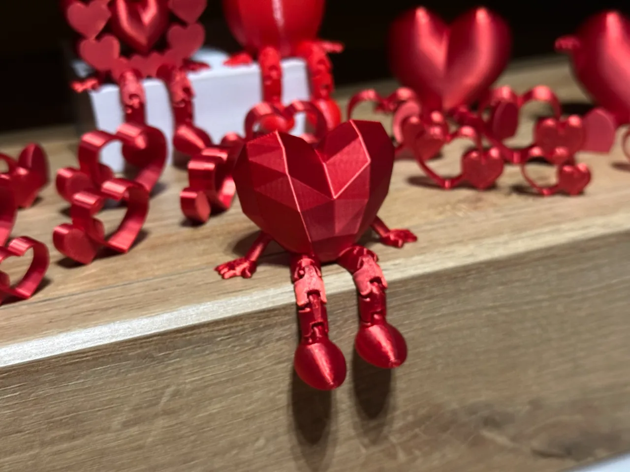 Articulated Heart v4 - Valentine's Day view 4