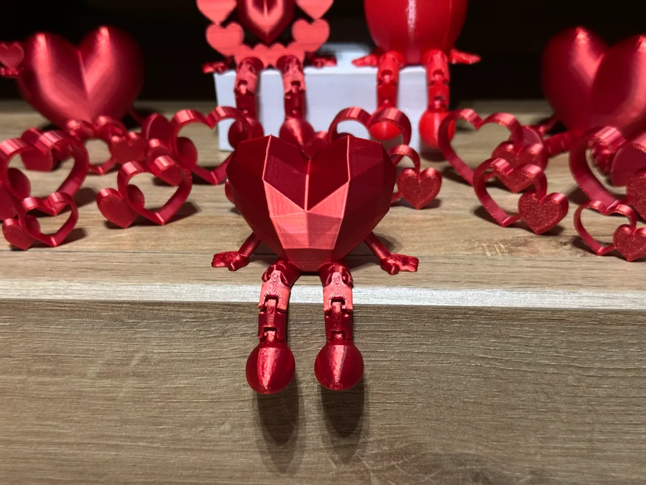Articulated Heart v4 - Valentine's Day view 3