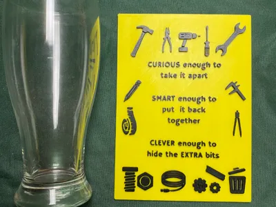 Fun Maker/Engineering Mantra Sign