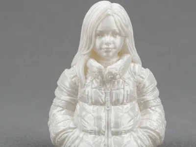 Pragmata Diana Bust 3D Print Model 493
