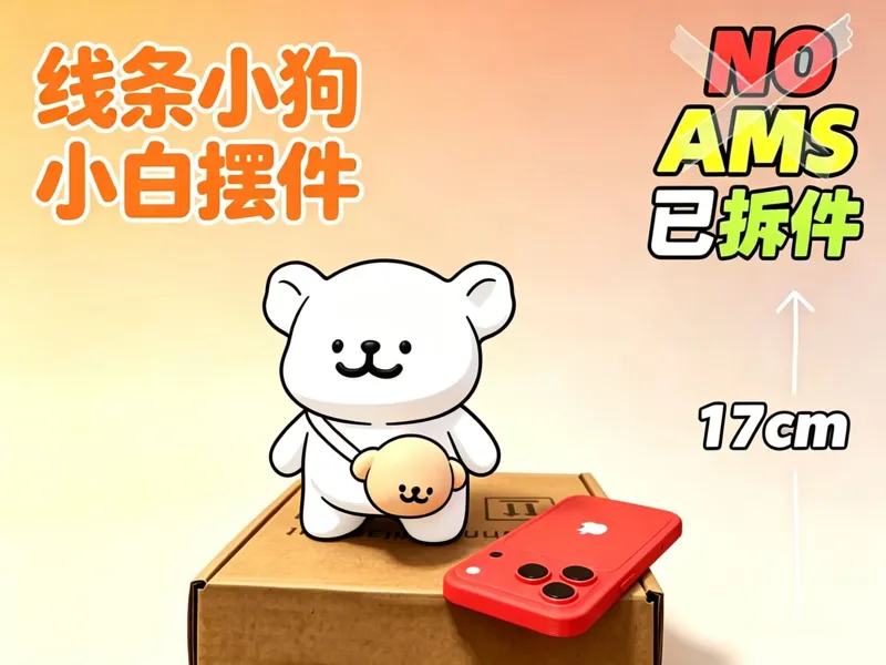 线条小狗摆件