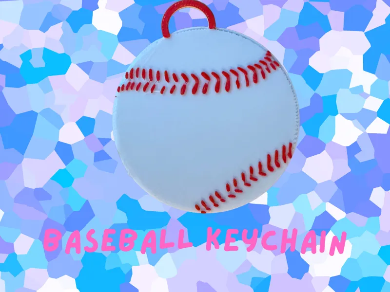 Baseball Keychain
