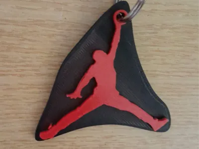 Colorful Jordan keychain without AMS