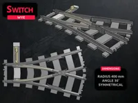 Wye switch - 0.2mm layer, 2 walls, 15% infill