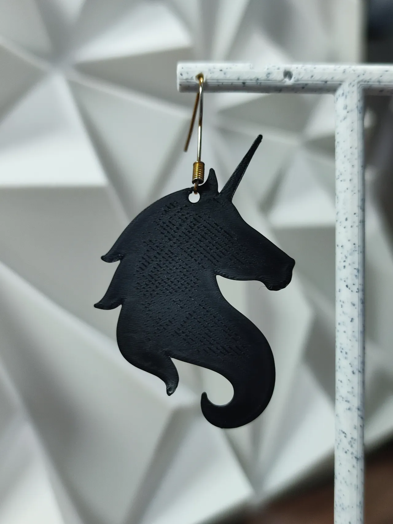 Aretes Unicornio Noir view 4