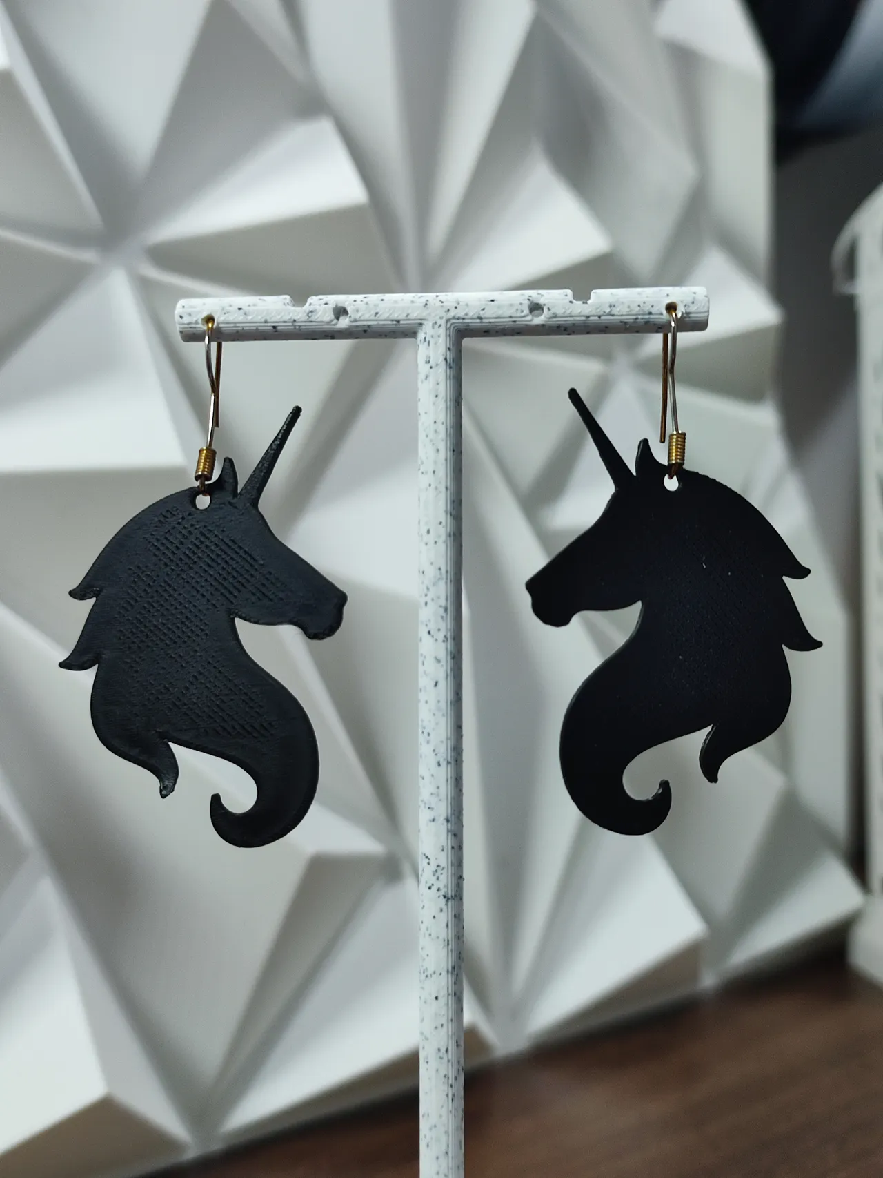 Aretes Unicornio Noir view 3