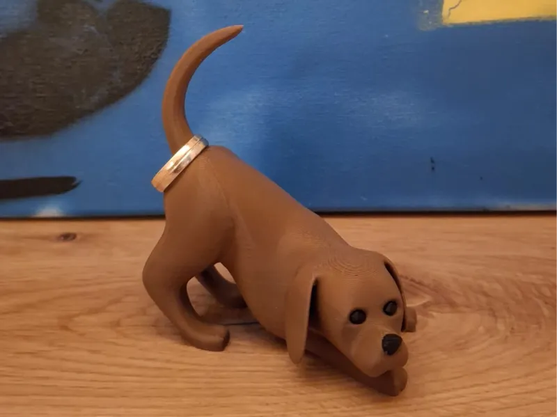 Playful puppy – Ring holder