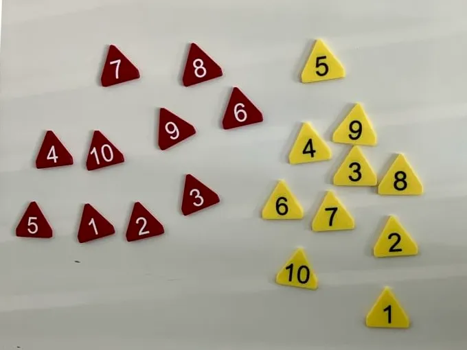 Tactical Magnetic Map Numerals