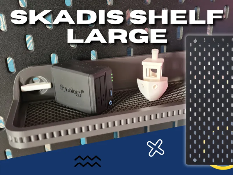 Ikea Skadis Shelf (Large) T-Clip