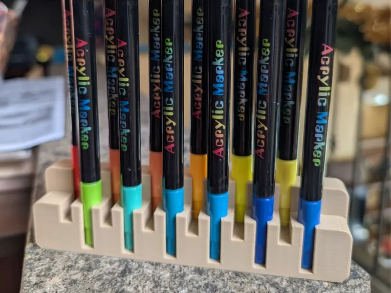 Porta pennarelli IKEA SKADIS 12 marker tappo 10mm 