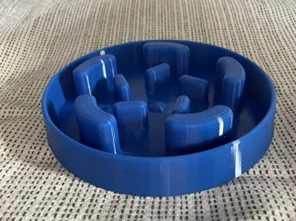 Dog's slow feeder bowl