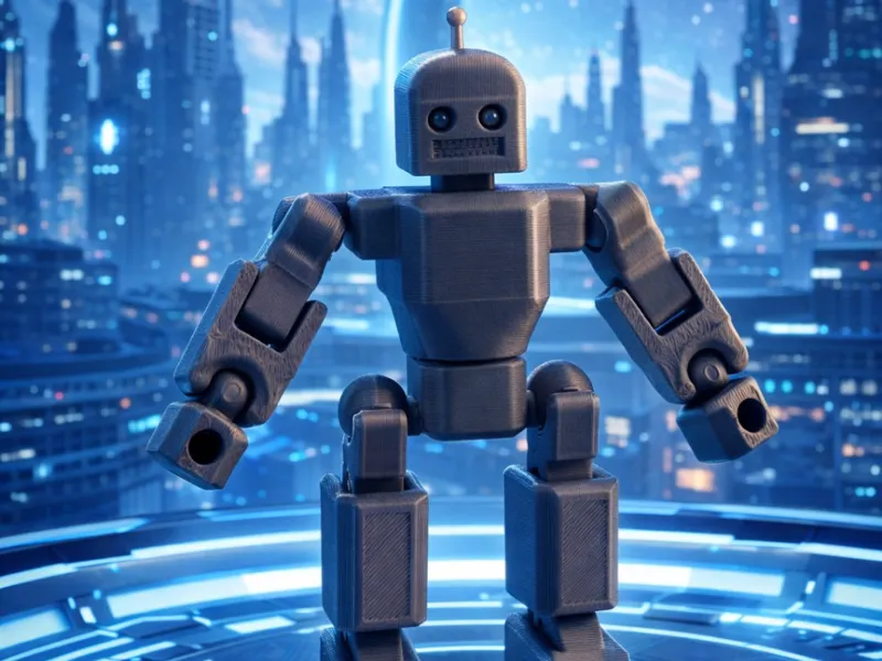 Origin-zero con testa robotica
