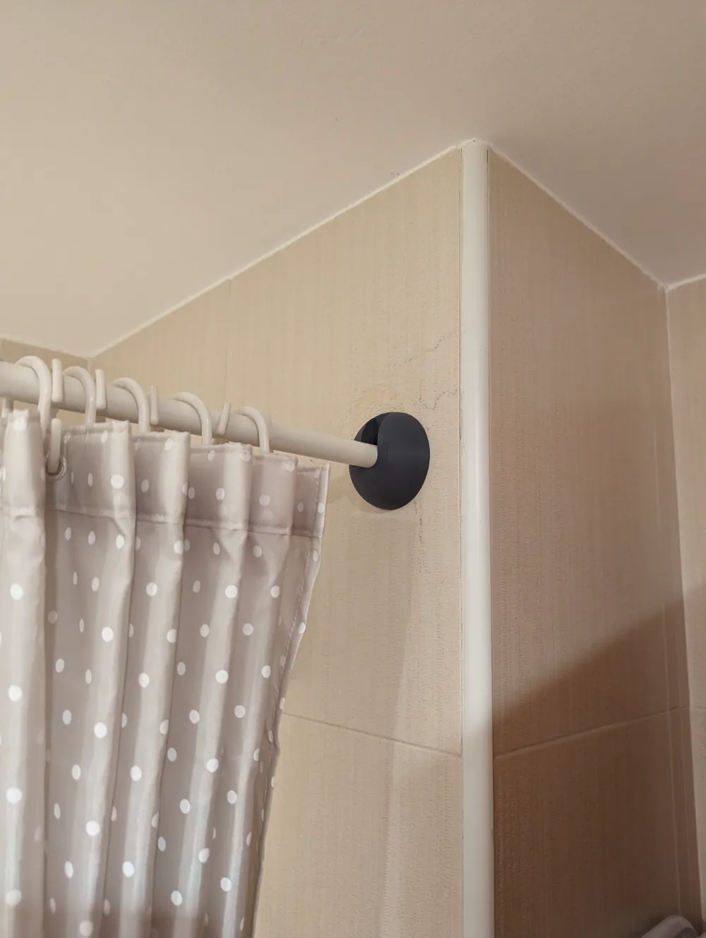 Shower curtain bar holder by Berto199 - MakerWorld