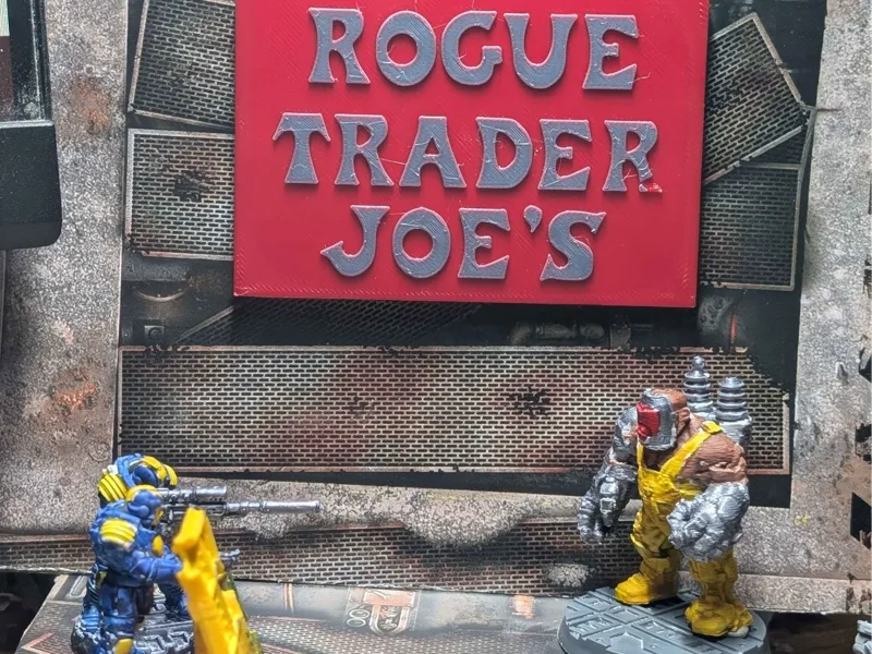 Rogue Trader Joes Sign 