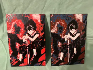 Hiei 3D printed hueforge