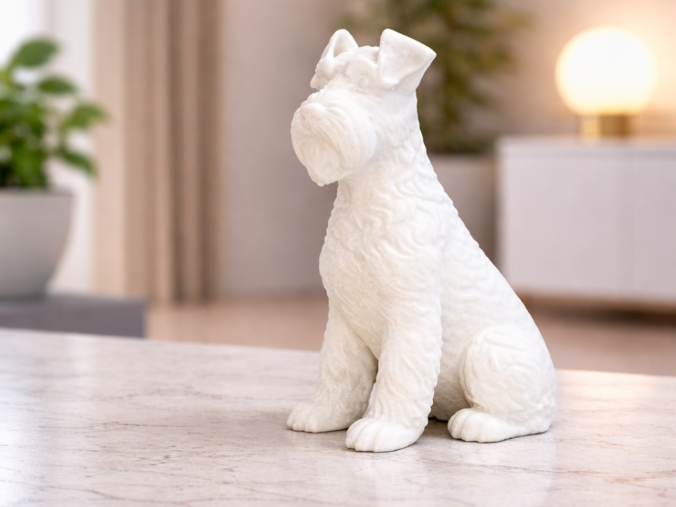 Schnauzer - Sculpture - Animal - Decor - Dog