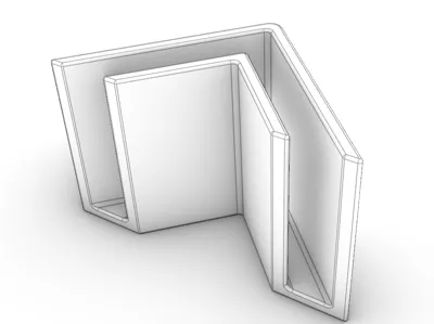 Cardboard Box Flap Clip