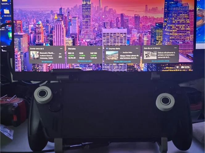 Asus Rog xbox ally X soporte de monitor