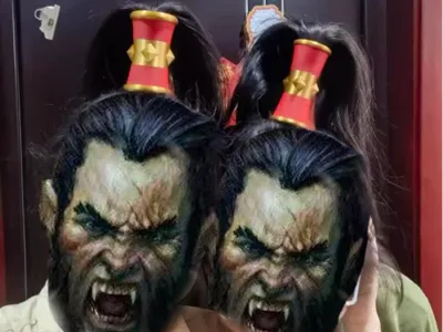 Warhammer 40K - Space Wolves Style Mohawk Fastener/Hair Tie/Holder - Space Wolves