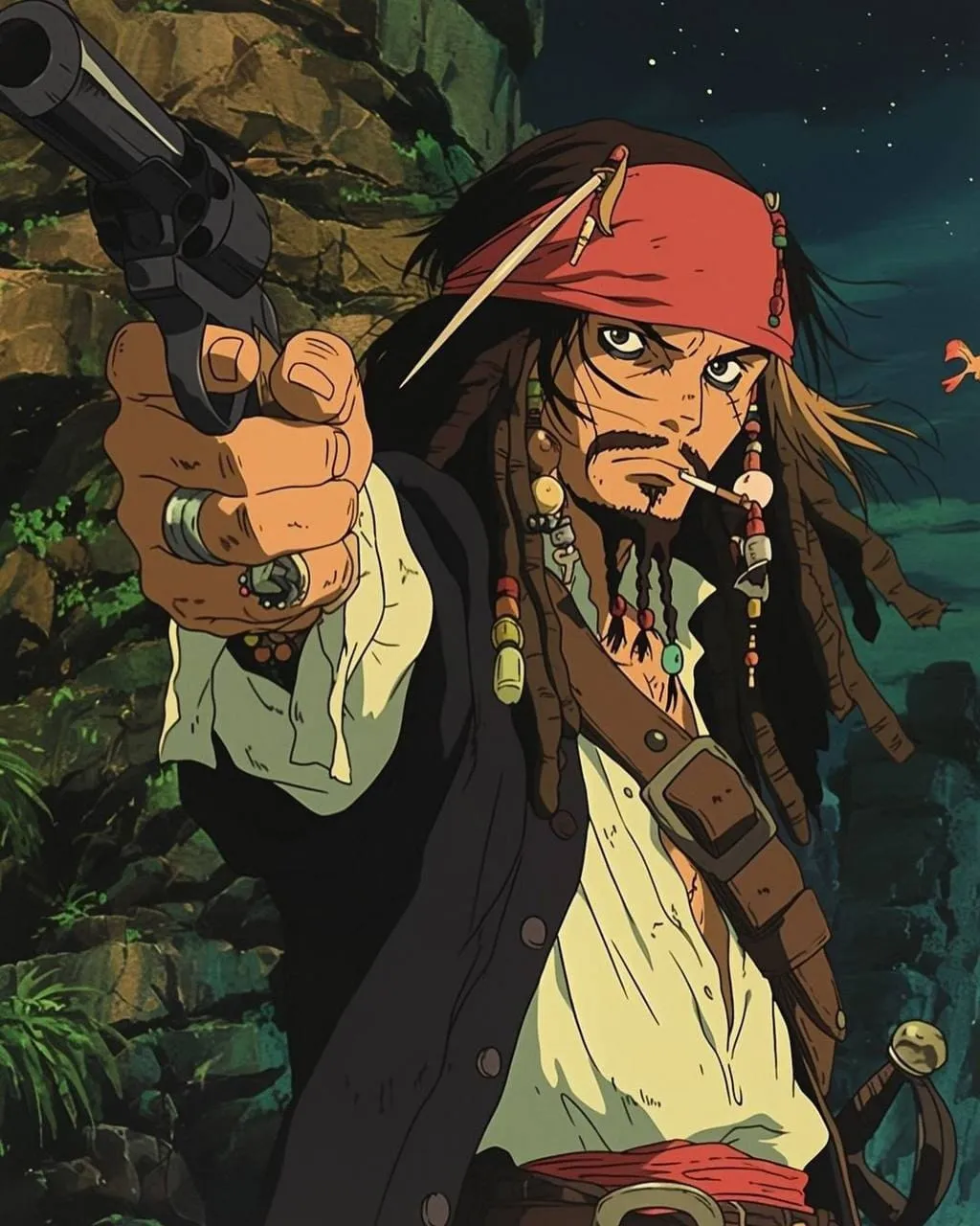 Jack Sparrow Chibi Drawing Anime, sparrow, animals, manga, fictional  Character png | PNGWing, image size:1024x1280