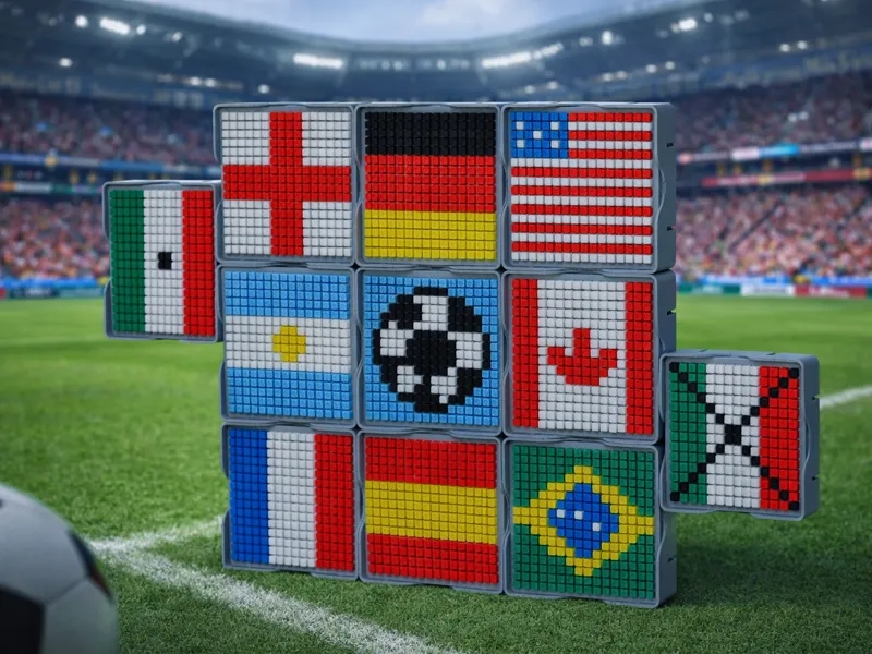 WALLCUP | Pocket Pixel Puzzle Box