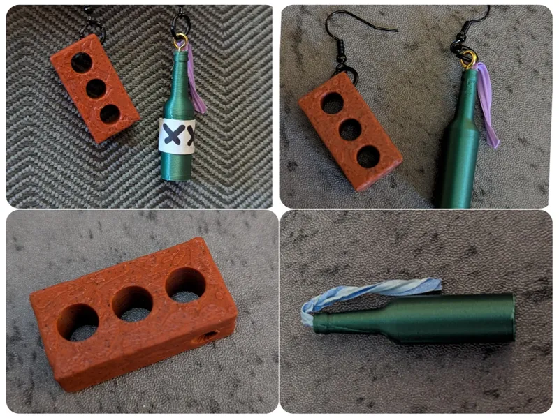 Civil Disobedience Earring or Keychain Set