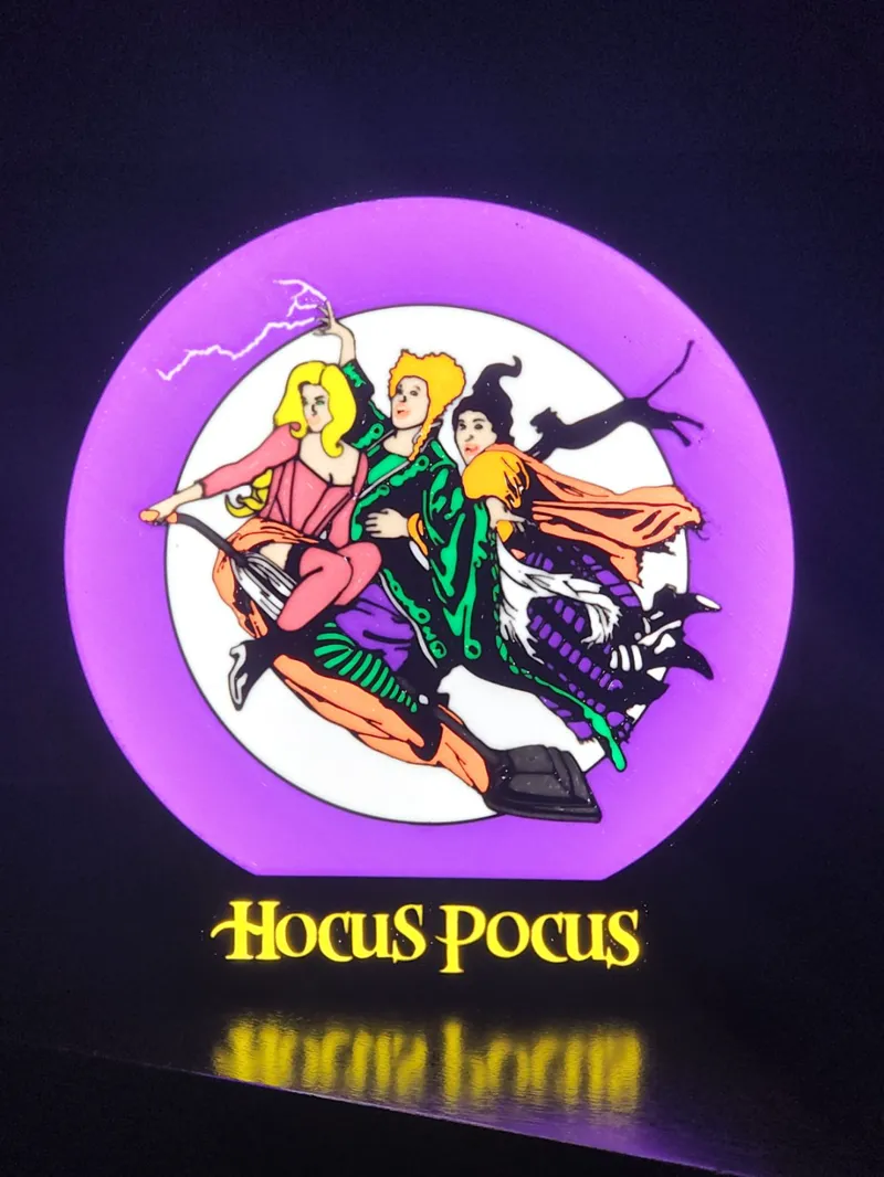 Hocus Pocus LED Light Box Sign