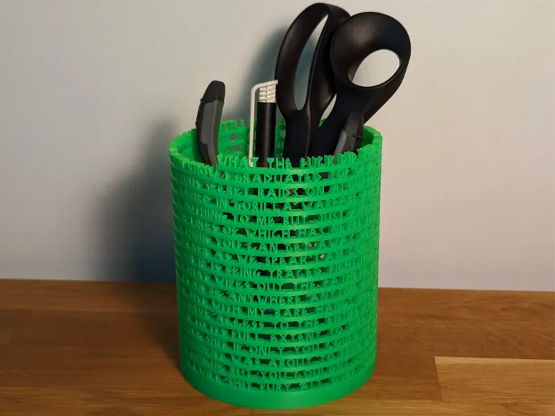 Navy SEAL Copypasta Pencil Holder