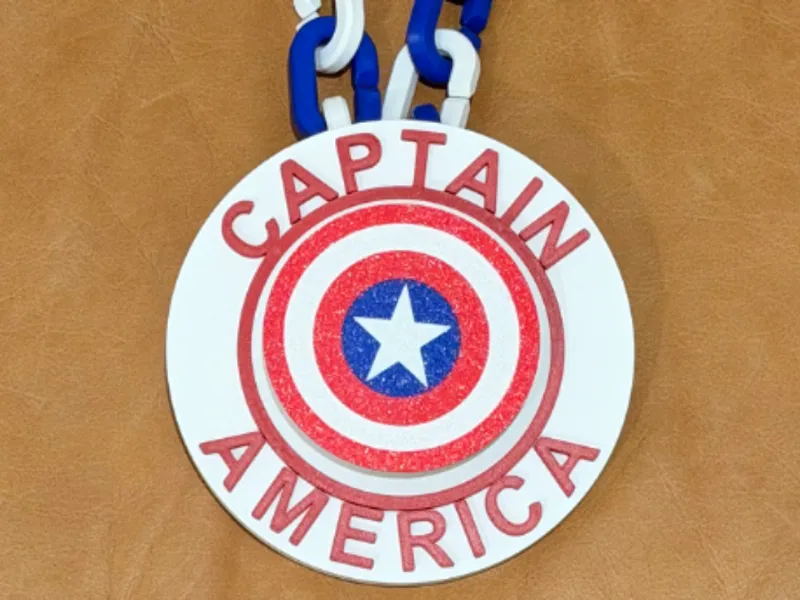 Captain America Spinner Chain