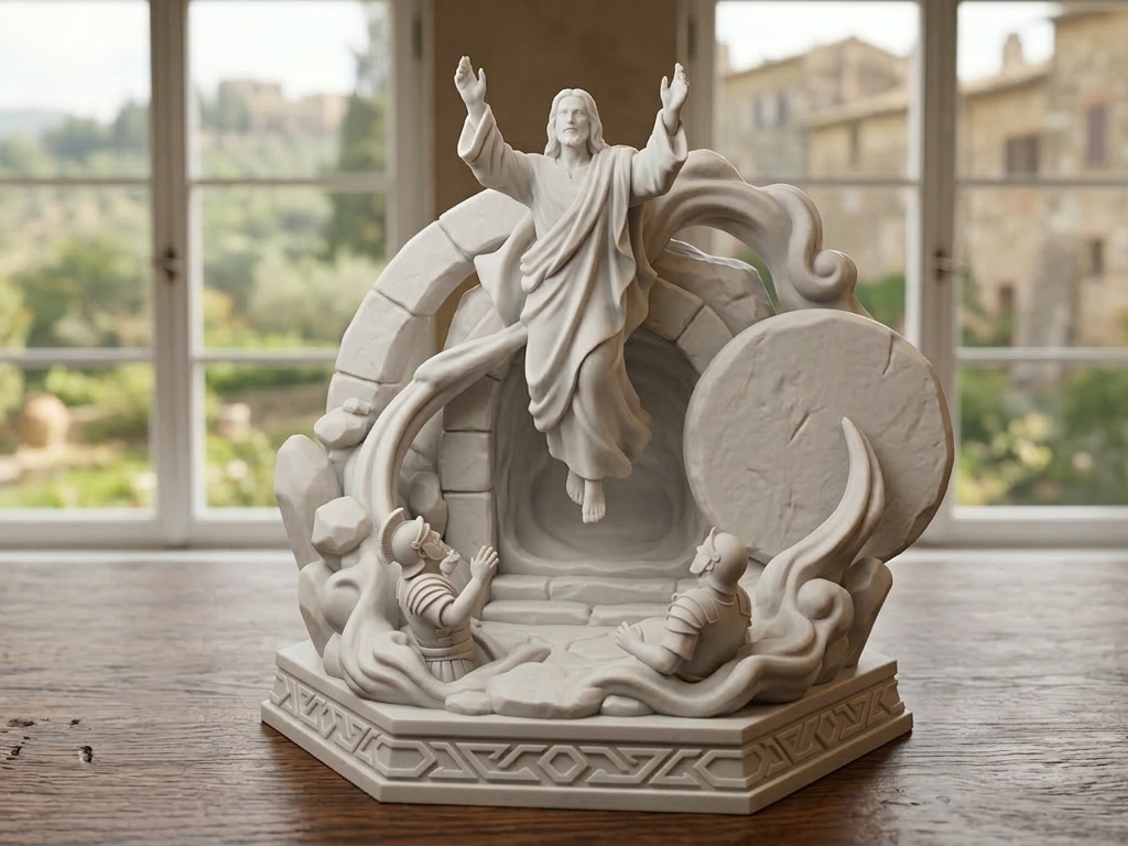 Miniatura 2 do modelo 3D Gesù Risorto dal Sepolcro
