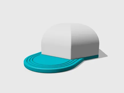 Flat Bill Cap SBC - Blank/Customizable 