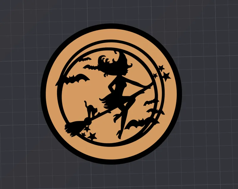 Witchy Coaster by Grasso Giocattoli