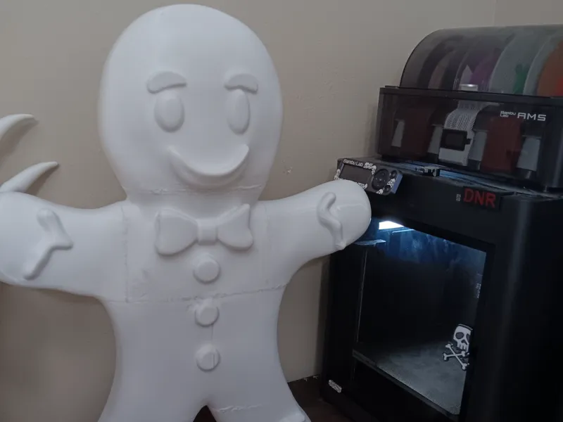 Gingerbread Man 27in without stand, 36in with