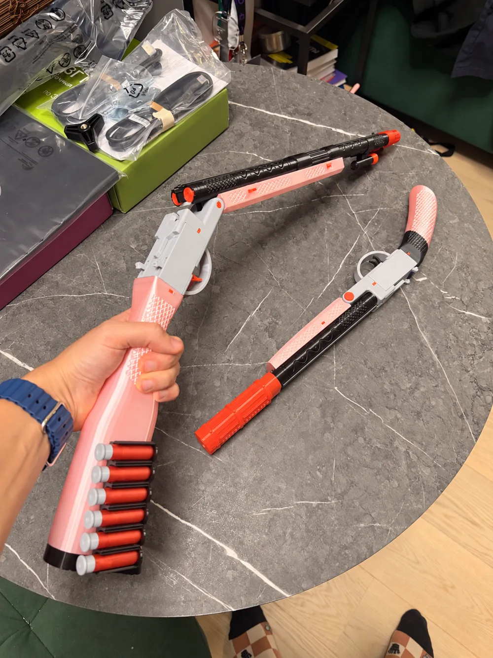 Break-Action Toy Shotgun Kit – Long Gun & Sawn-Off - Free 3D Print ...