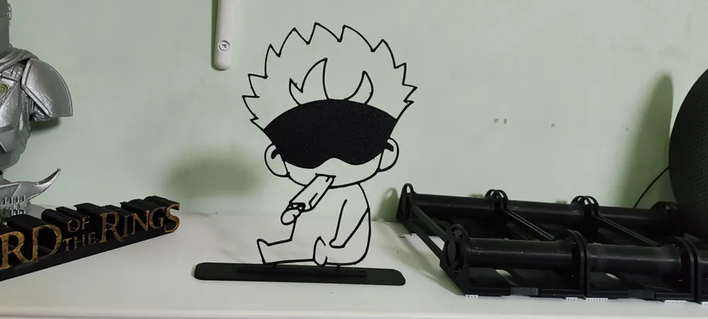 Satoru Gojo Jujutsu Kaisen two-dimensional artwork by TheWallArtGuy ...
